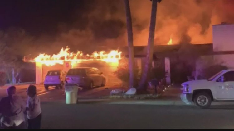 Fireworks cause 3 separate house fires in Glendale, officials say