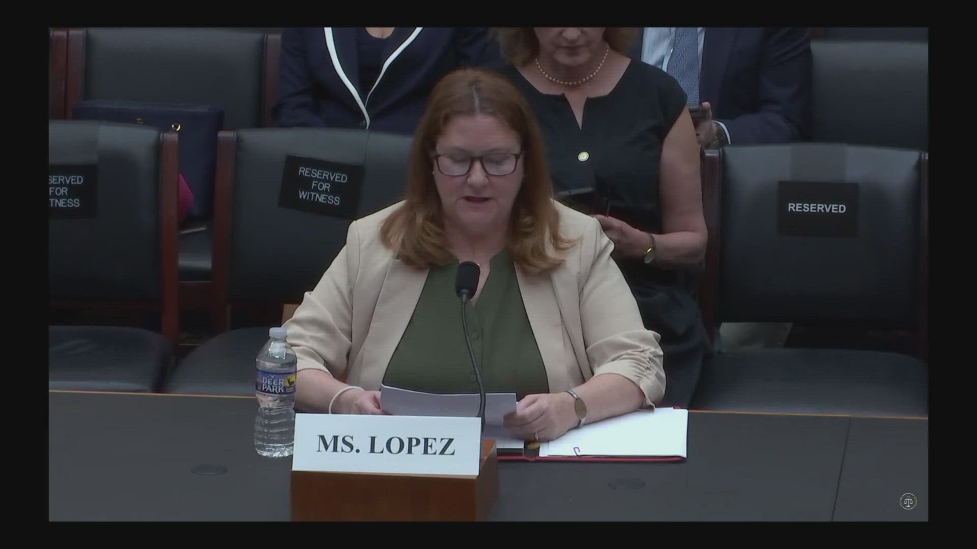 She runs a nonprofit dedicated to human trafficking prevention. 
