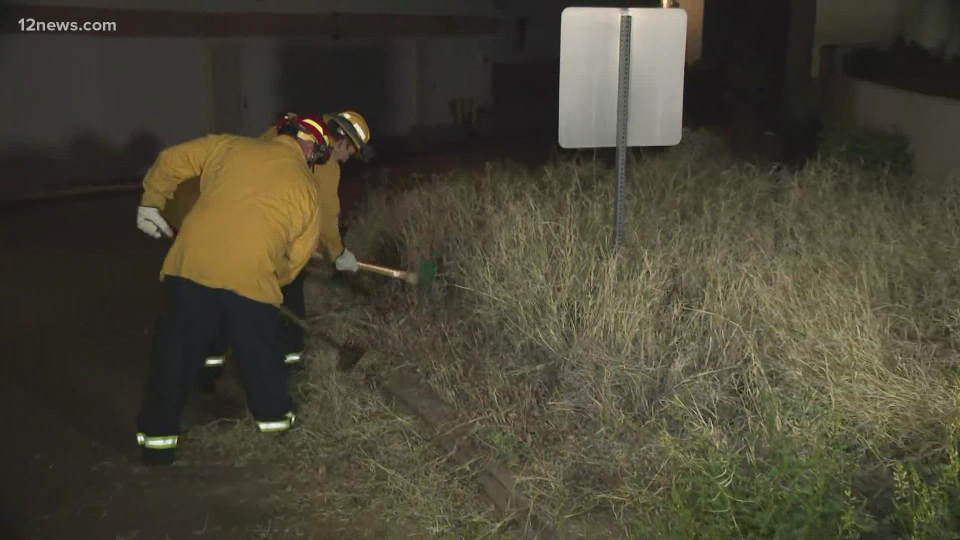 As wildfire season approaches in Arizona, residents are advised to get rid of what can fuel fires such as dead grass and weeds around their homes.