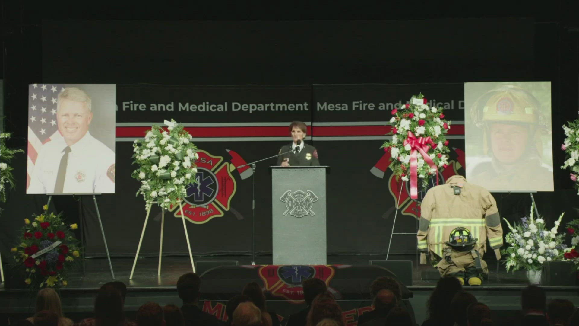 The community comes together to honor and say goodbye to Mesa firefighter Paul Shupe, who died after a nearly yearlong battle with brain cancer.