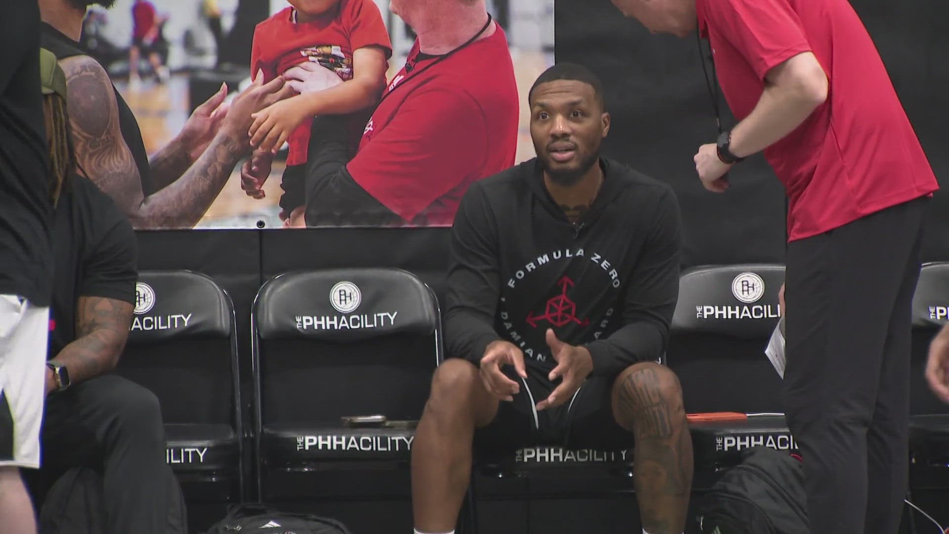 The seven-time NBA All-Star hosted his second annual basketball camp where he hopes to inspire the stars of tomorrow.