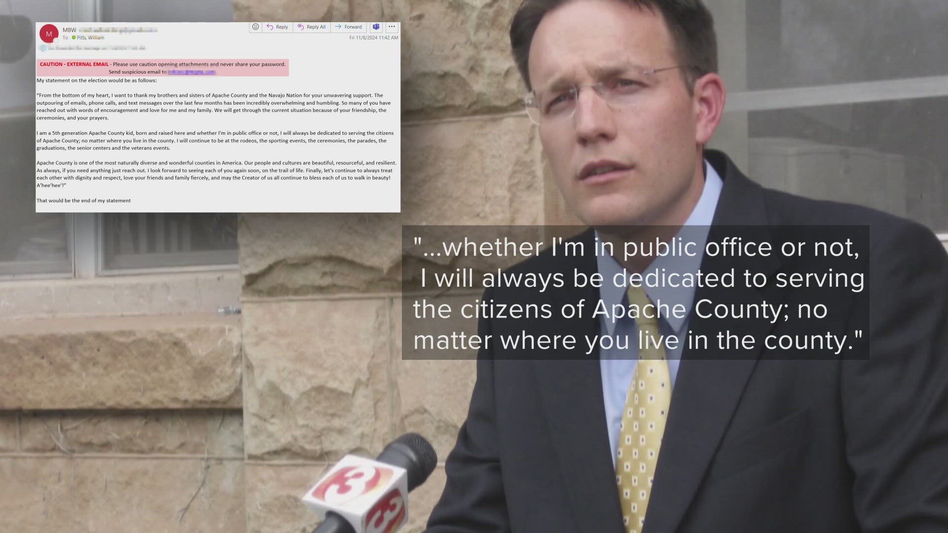 Whiting can't hold office as his law license was suspended. He's also under indictment. 