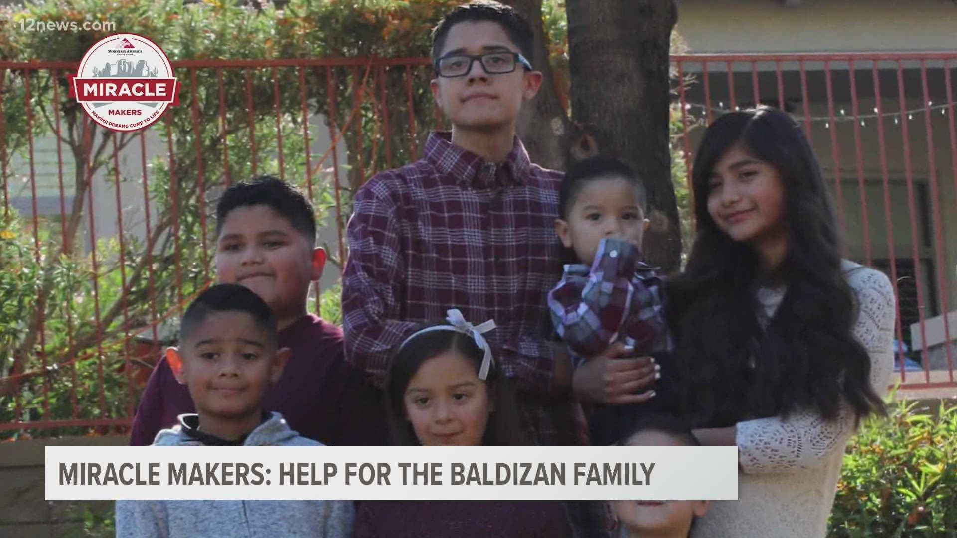 The Baldizans are a family of nine who have been going through homeowner hell for years. So the Miracle Makers gave them a helping hand.