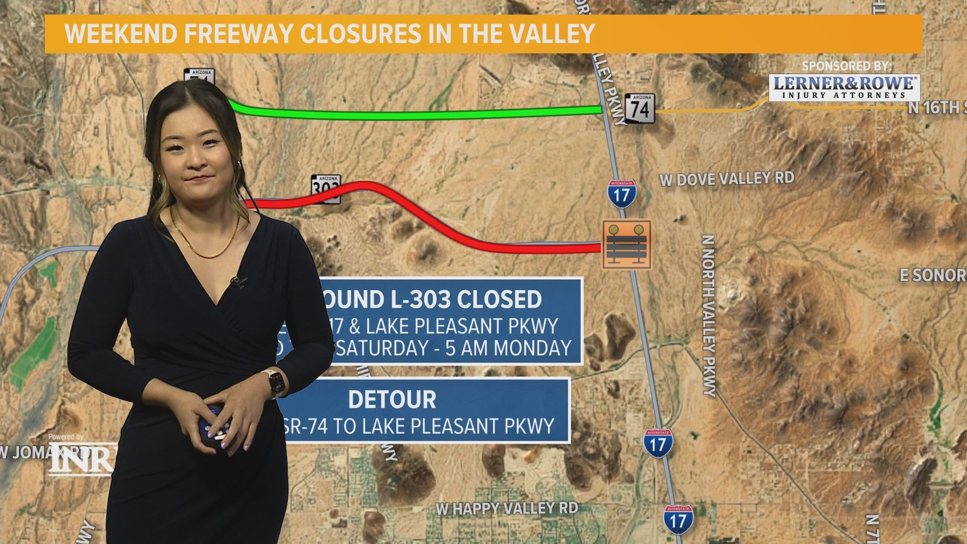 Stella Sun gives an update on the closures and detours during the June 2 weekend.