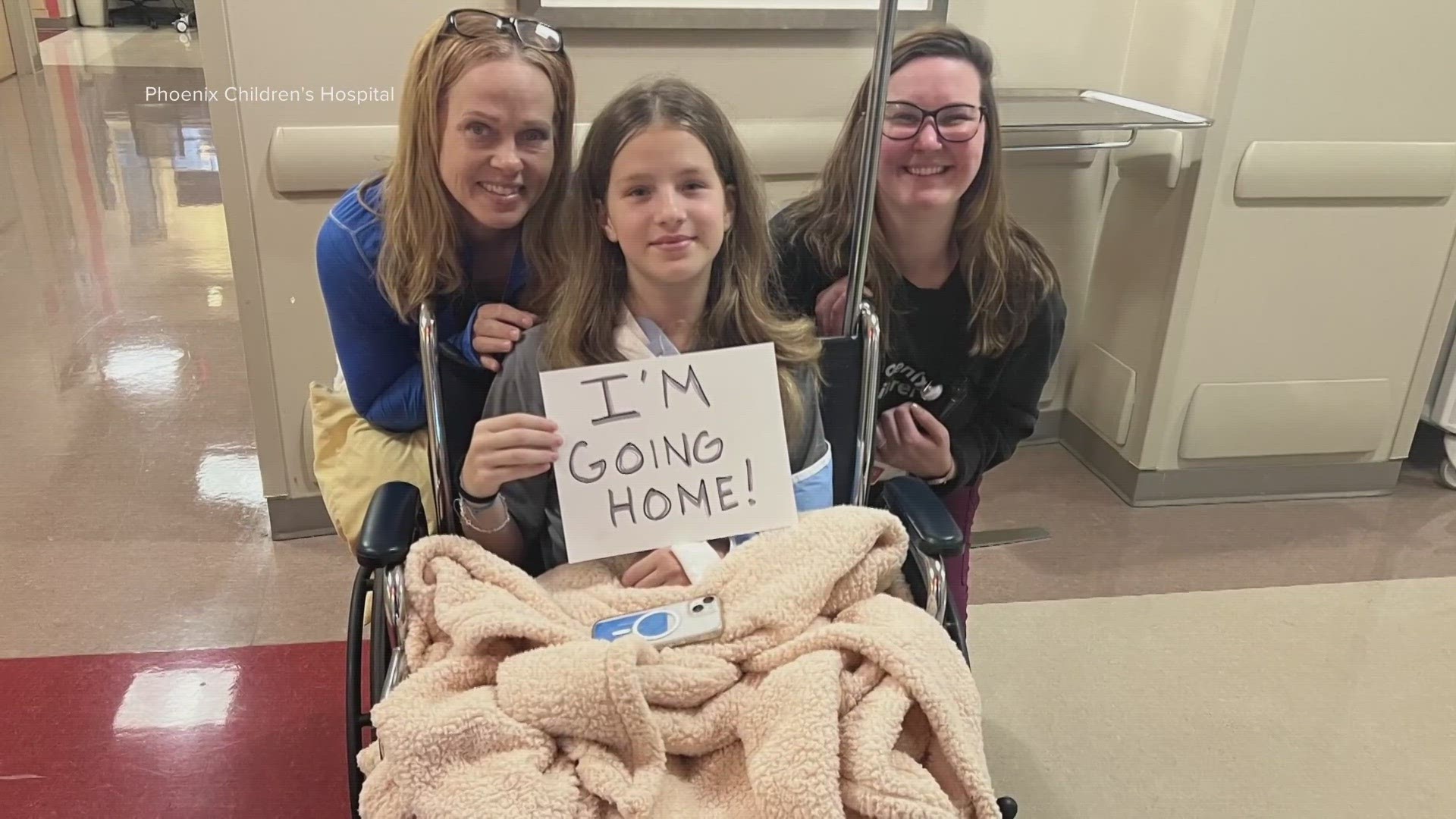 She collapsed during soccer practice from a cardiac arrest last month and now 12-year-old Pyper Midkiff is thanking those who rushed to help save her that day.