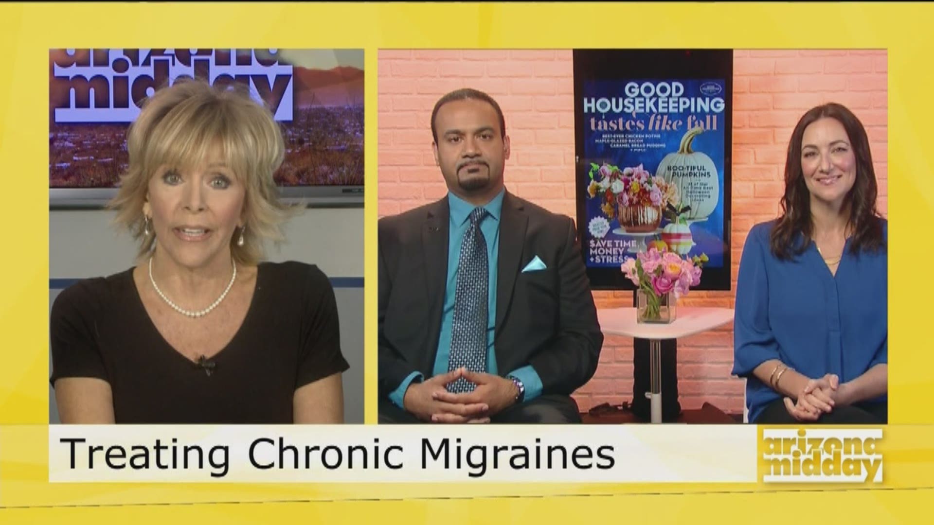 Dr. Paul G Mathew and Good Housekeeping's Laurie Jennings gives us advice on how to treat chronic migraines.