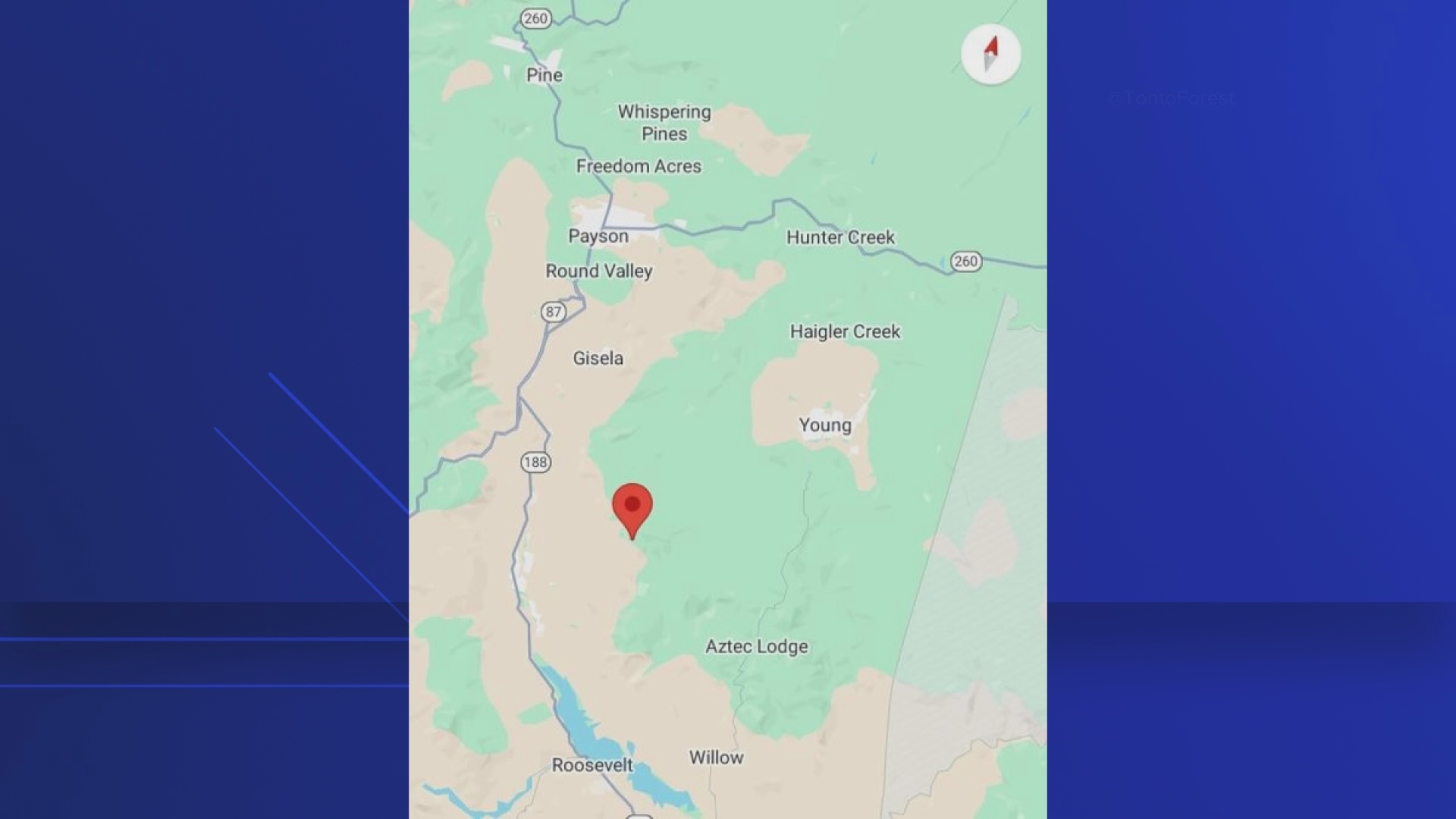 Crews battling the Mistake Fire near Tonto Basin, Arizona | 12news.com