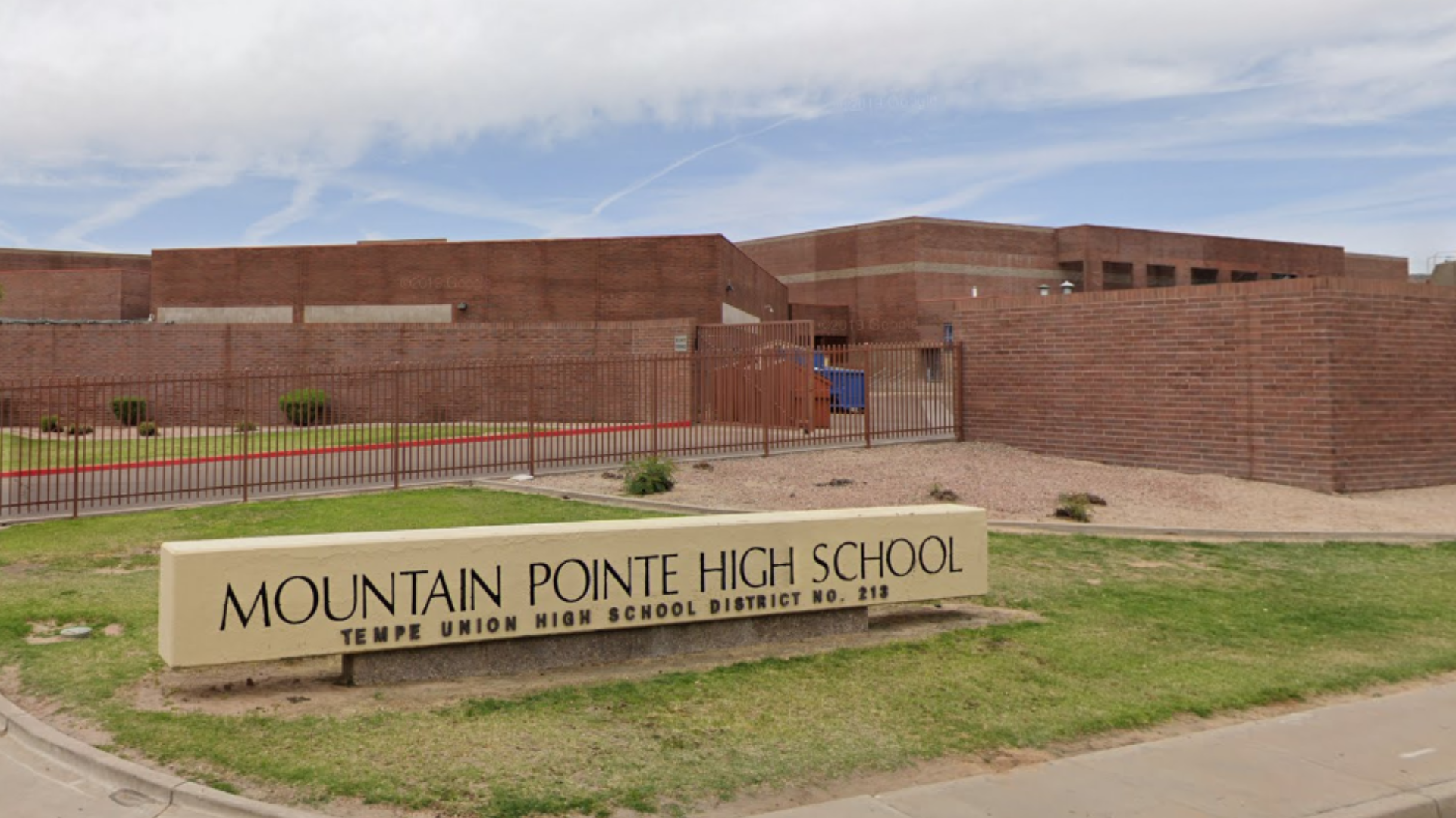 A Mountain Pointe High School teacher is accused of inappropriately touching a student over the course of several months.