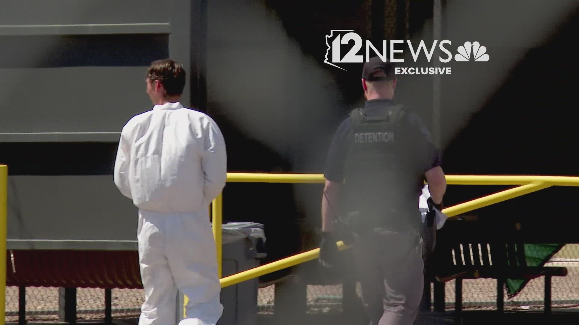 A person suspected of murdering a 67-year-old Scottsdale resident was booked into Maricopa County jail. 12News obtained exclusive video.