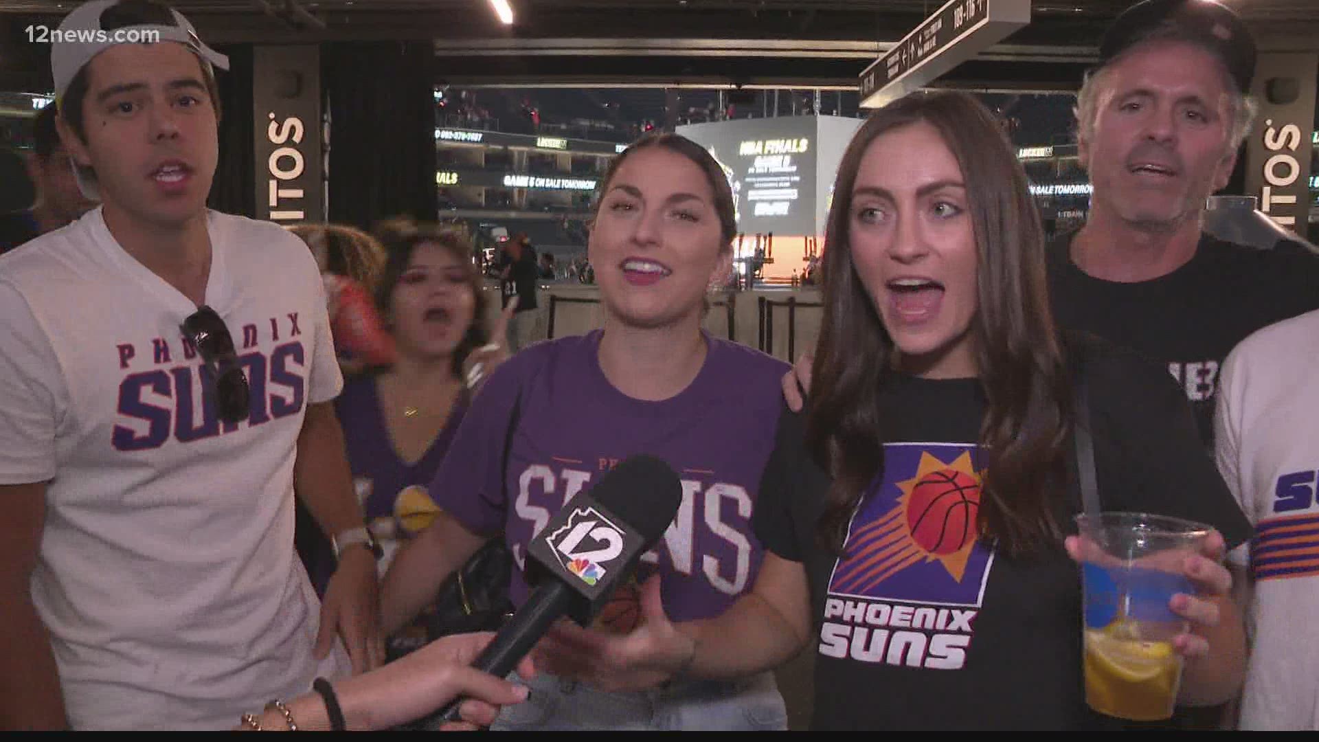 Fans were disappointed but optimistic knowing that the Suns could have the chance to close out the series with a win at home.