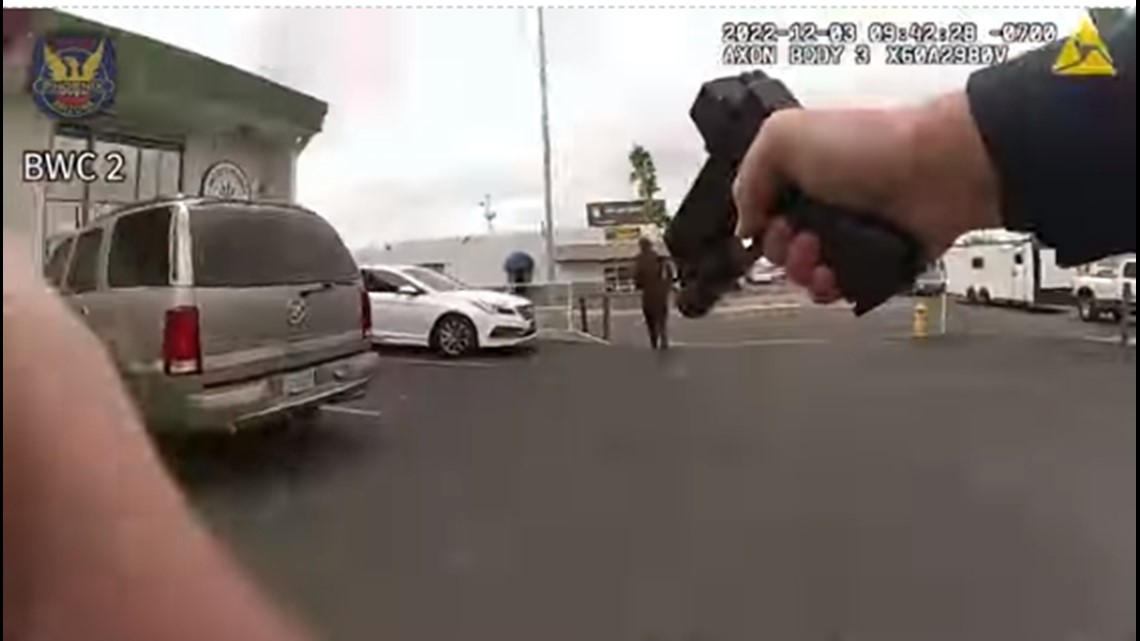 Bodycam Shows Police Shooting Of Suspect Running With Knife | 12news.com