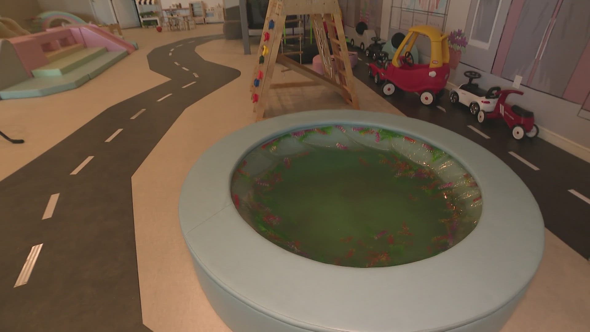 The space offers sensory-friendly play experiences for Valley children.