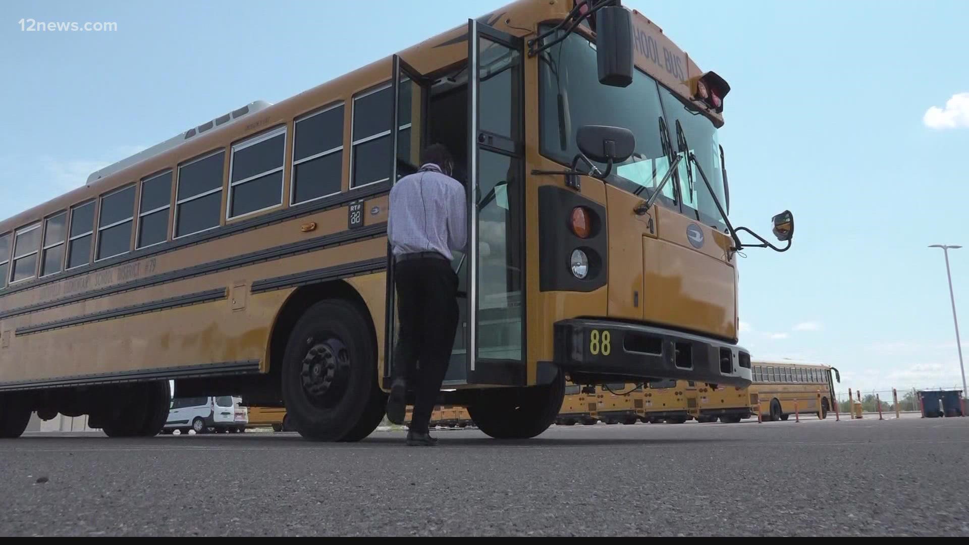 West Valley families are being forced to figure out how to get to school after bus routes were eliminated by Peoria Unified. It's all due to a bus driver shortage.