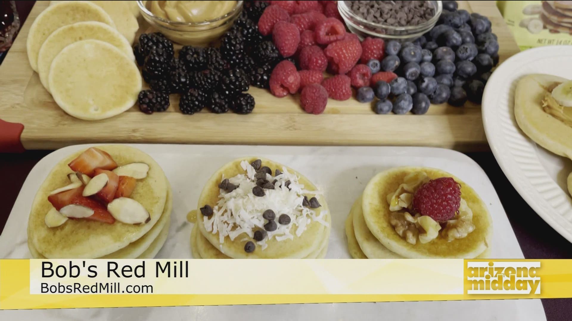 Gillean Barkyoumb, with Millennial Nutrition, shows us how to celebrate Hot Breakfast Month with pancakes from Bob's Red Mill