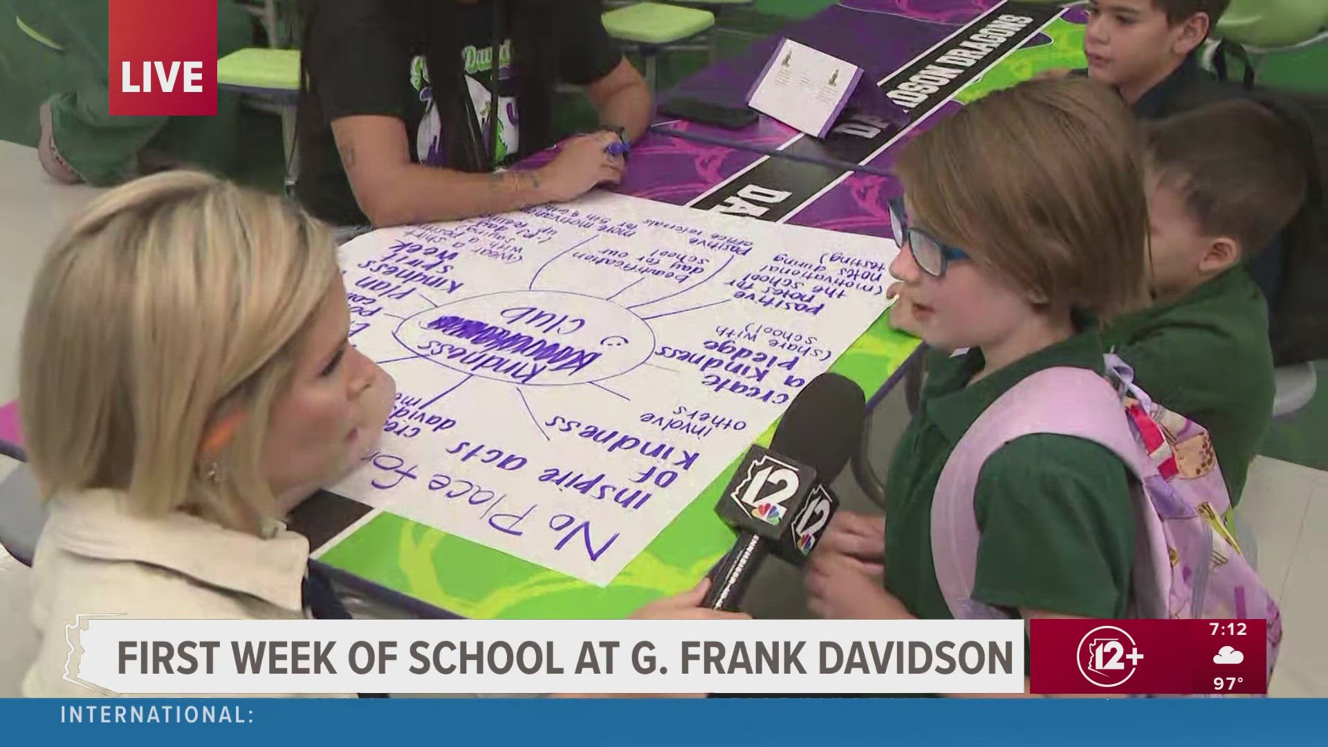 Arm wrestling, Kindness Club, Batman and more; here's how these kids started the morning!