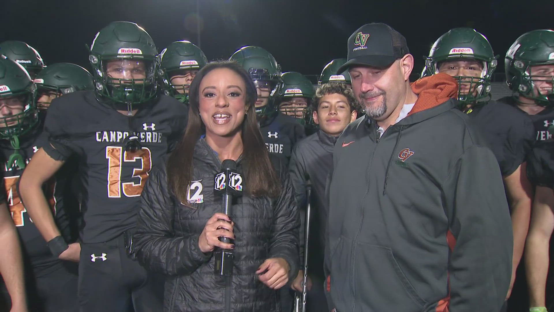 After Campo Verde beat Gilbert and won their 1st region title ever, 12Sports journalist Lina Washington speaks with head coach Ryan Freeman