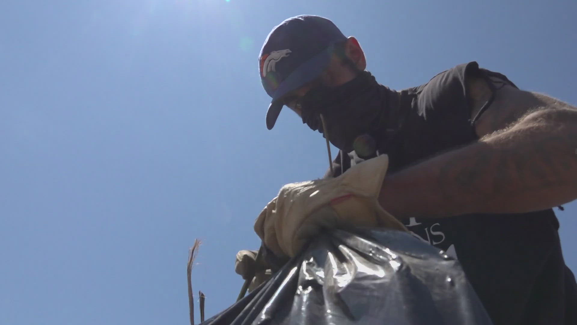 One man is getting some local buzz thanks to his efforts to improve his surroundings.