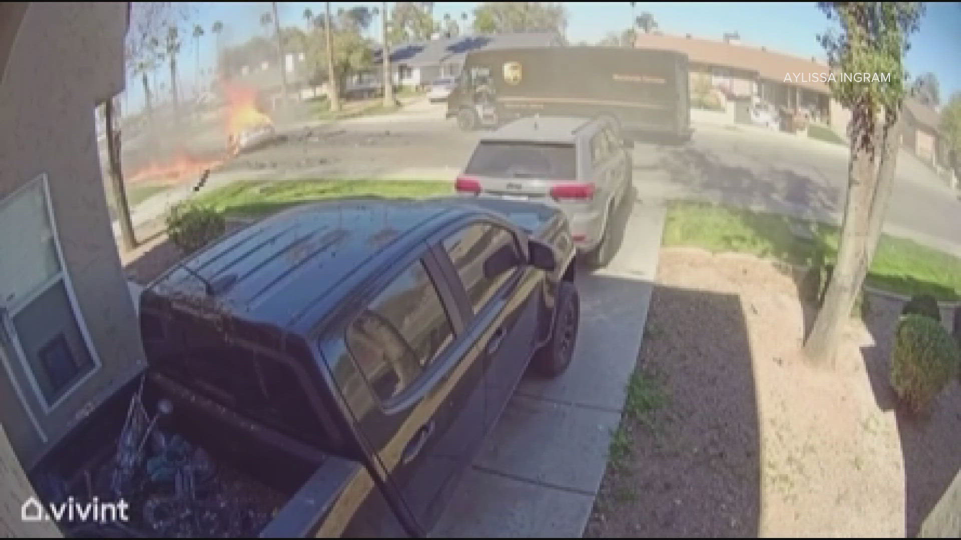 An arrest has been made in connection to a Phoenix shooting that led to a fiery crash.