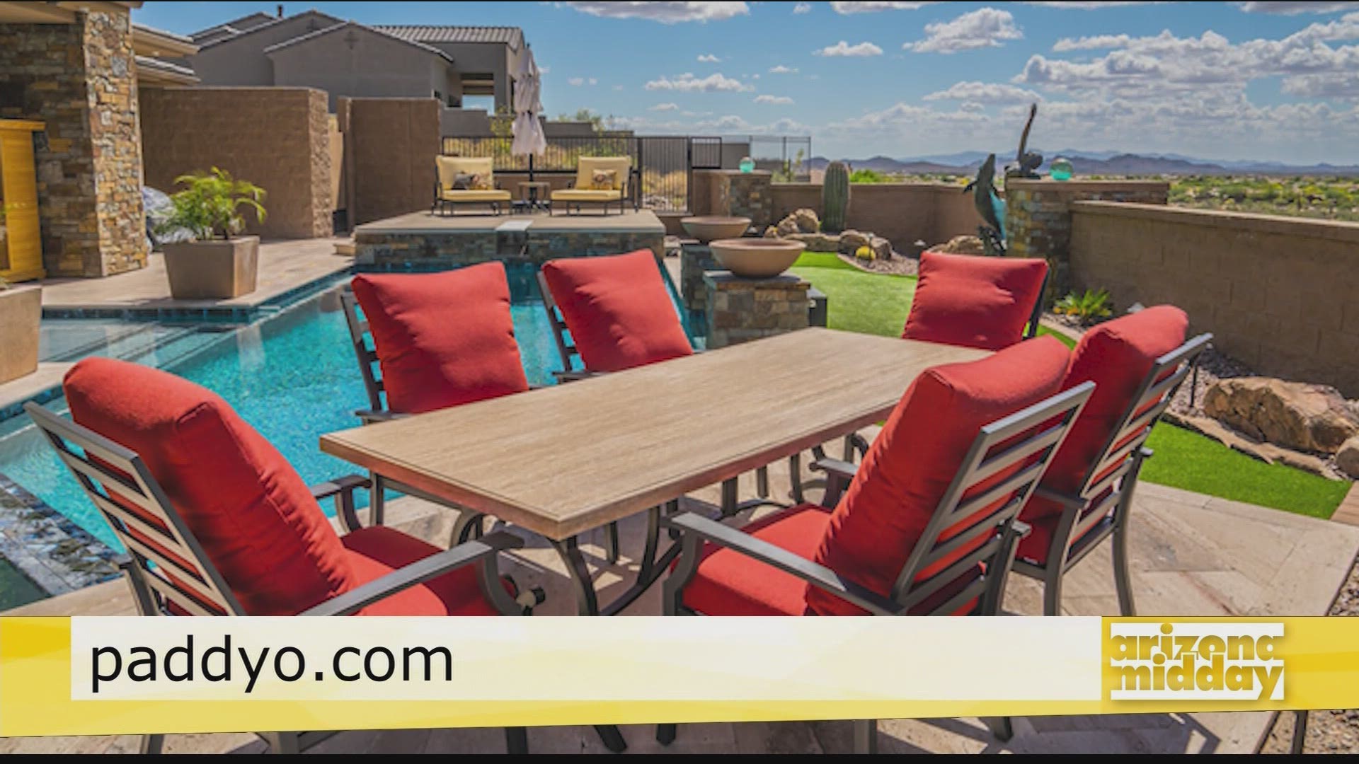 Shona Hagele, Exterior Design Guide at Paddy O' Furniture, shows us how to add a pop of color to your backyard