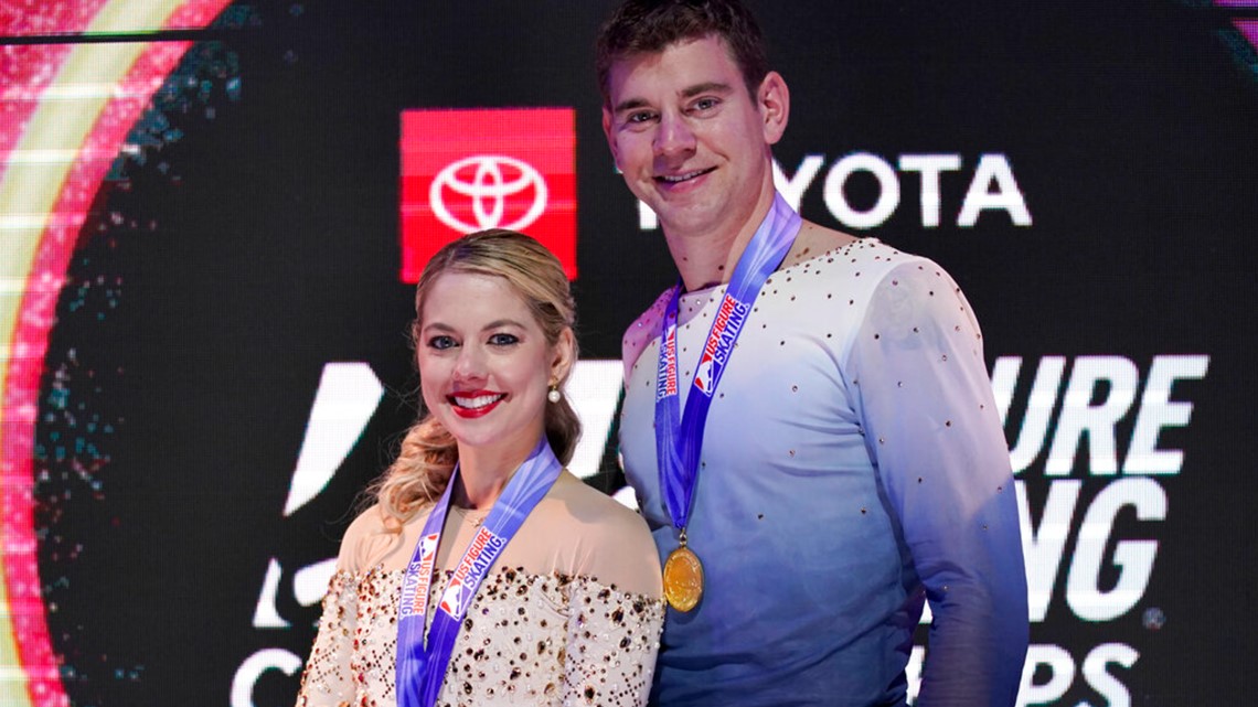 Team USA figure skater Brandon Frazier talks playing cupid for his partner and her husband