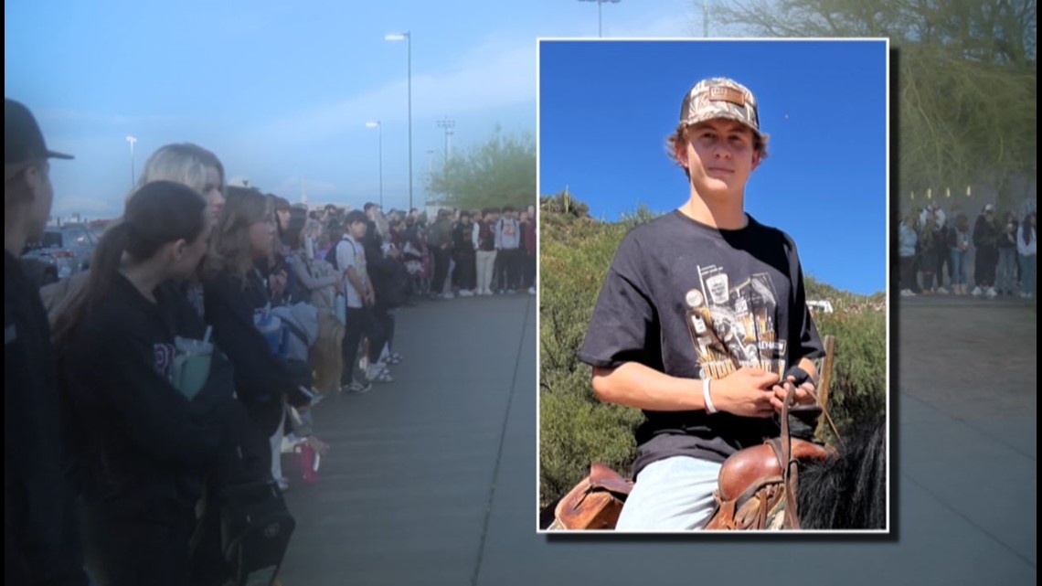 Mountain Ridge HS community memorialize teen killed in I-17 crash – 12news.com KPNX