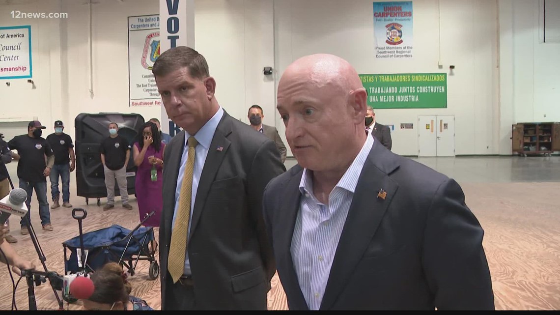 Arizona Senator Mark Kelly working on 300 cases to get refugees out of Afghanistan | 12news.com