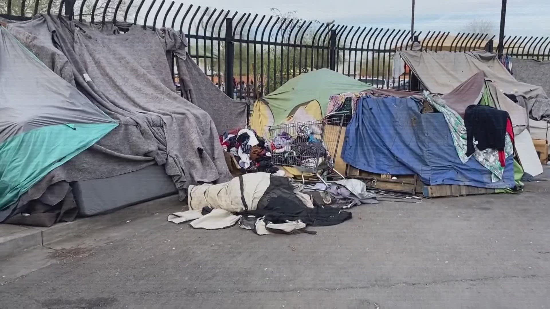 Phoenix's largest homeless encampment is just minutes away from the Arizona Capitol, home to many legislator's offices.