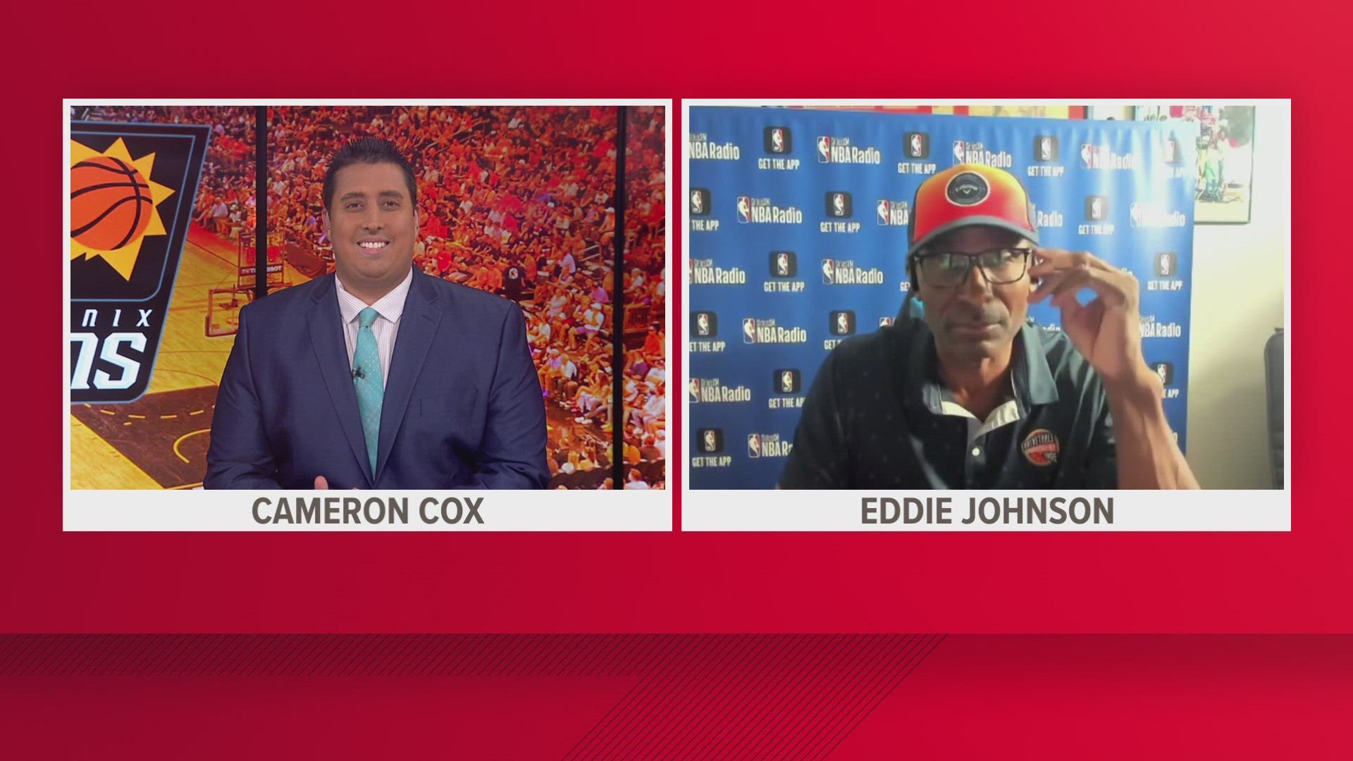 Phoenix Suns analyst Eddie Johnson joined 12Sports Tonight to talk Ayton staying with the Suns and the Bradley Beal trade.