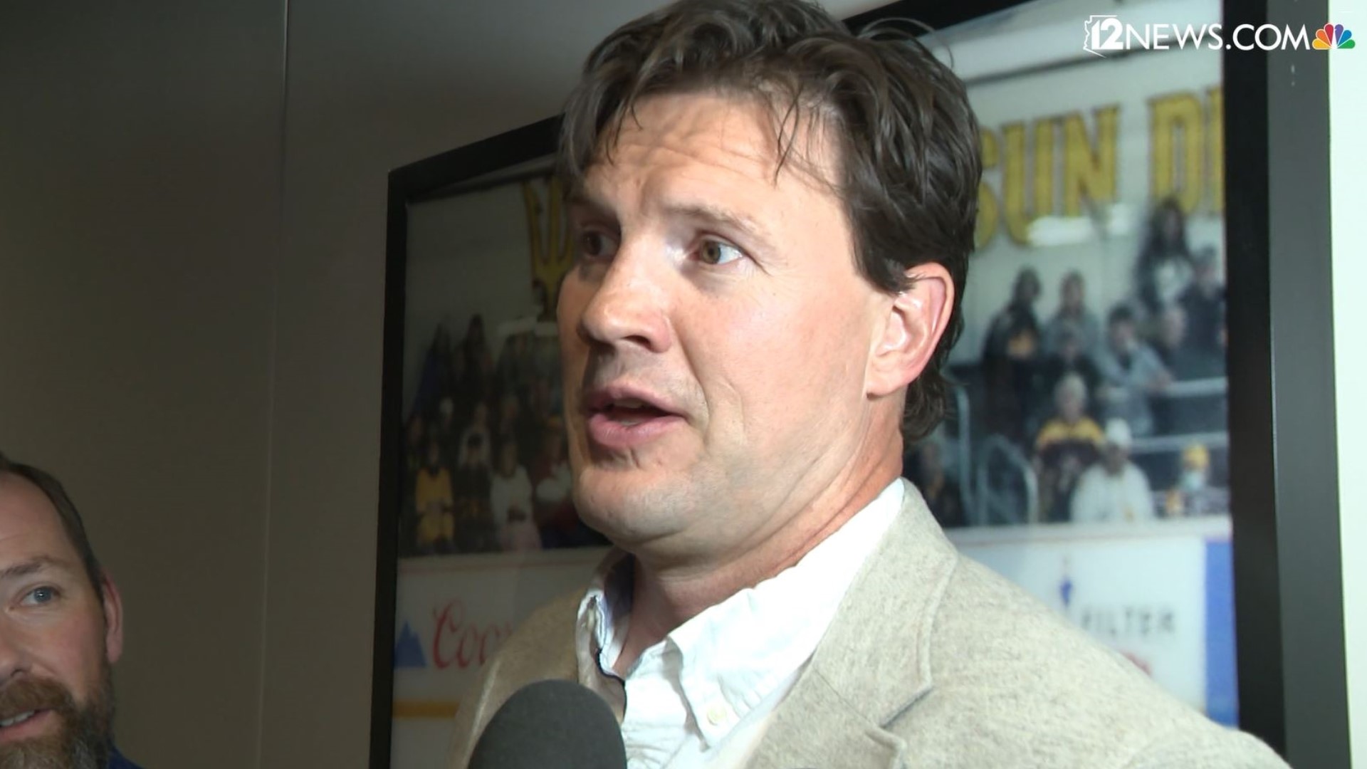 12News interview with Shane Doan ahead of Coyotes last game.