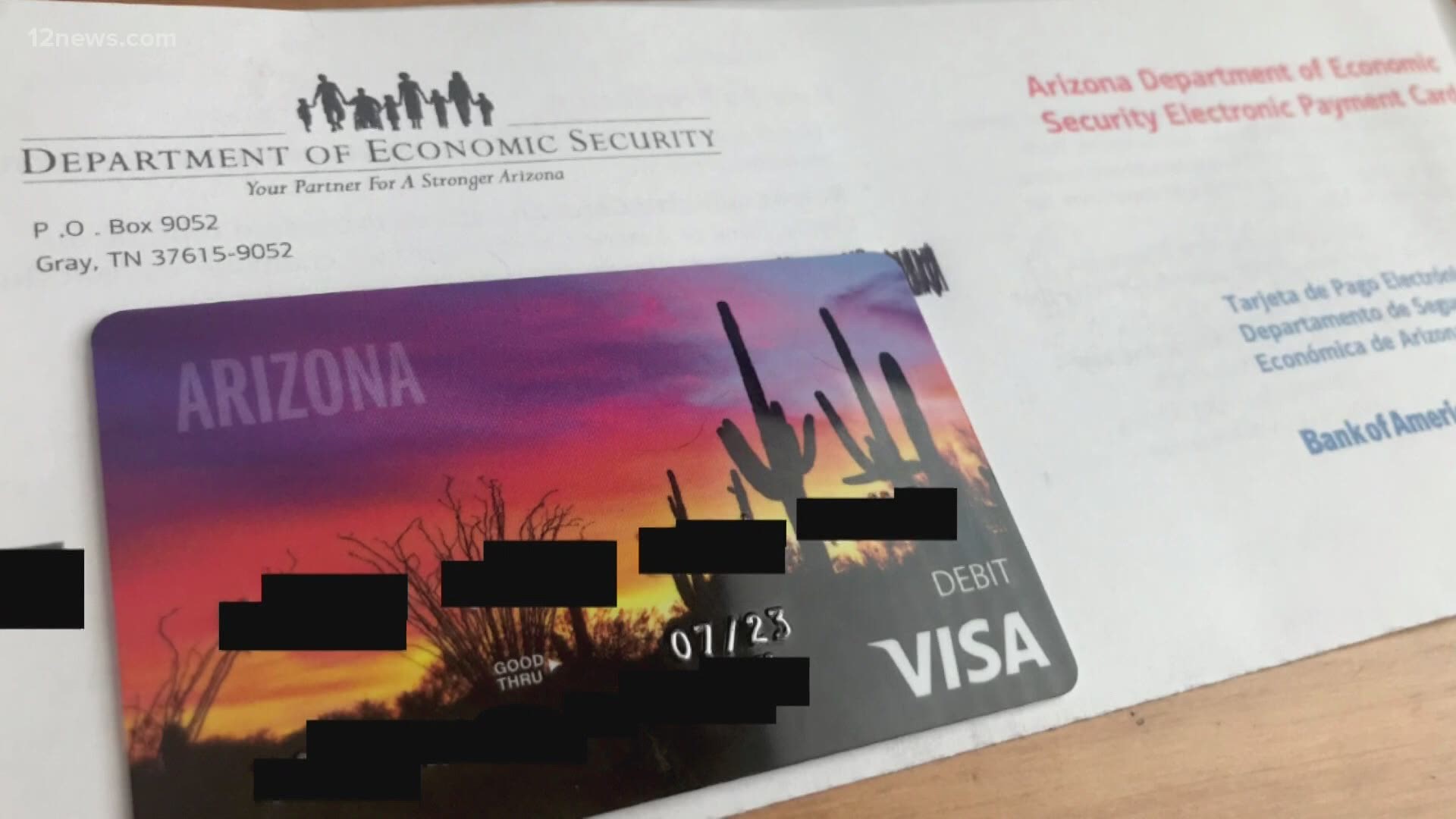 Dozens of people tell 12 News they worked in Arizona and received unemployment benefits when COVID-19 hit. Now they're finding their accounts are completely empty.