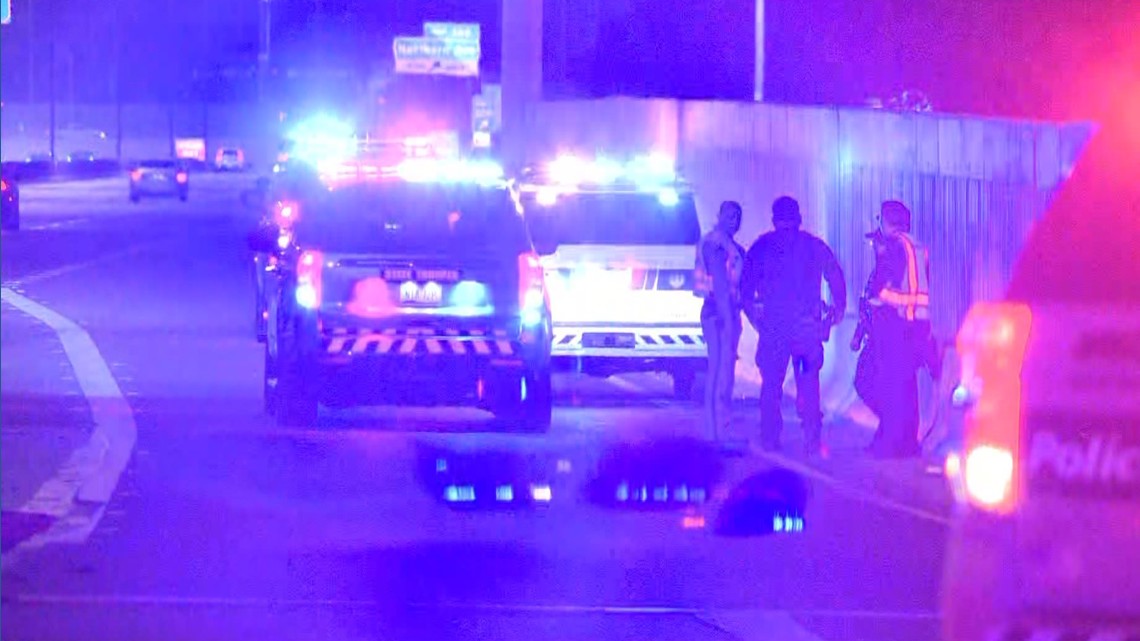 Woman walking across an I-17 exit ramp seriously injured after being struck by a car in north Phoenix