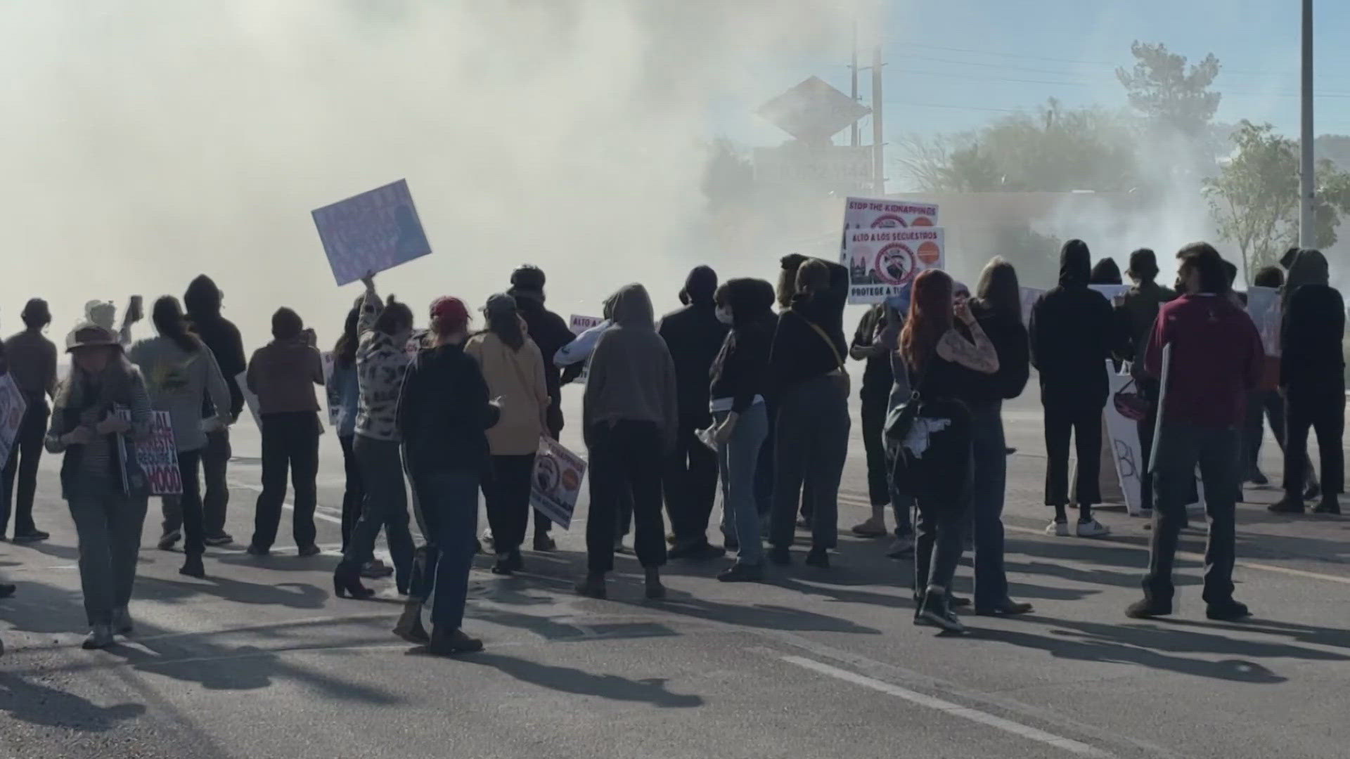 An Arizona congresswoman has released a video she says shows an ICE agent pepper-spraying her in Tucson.