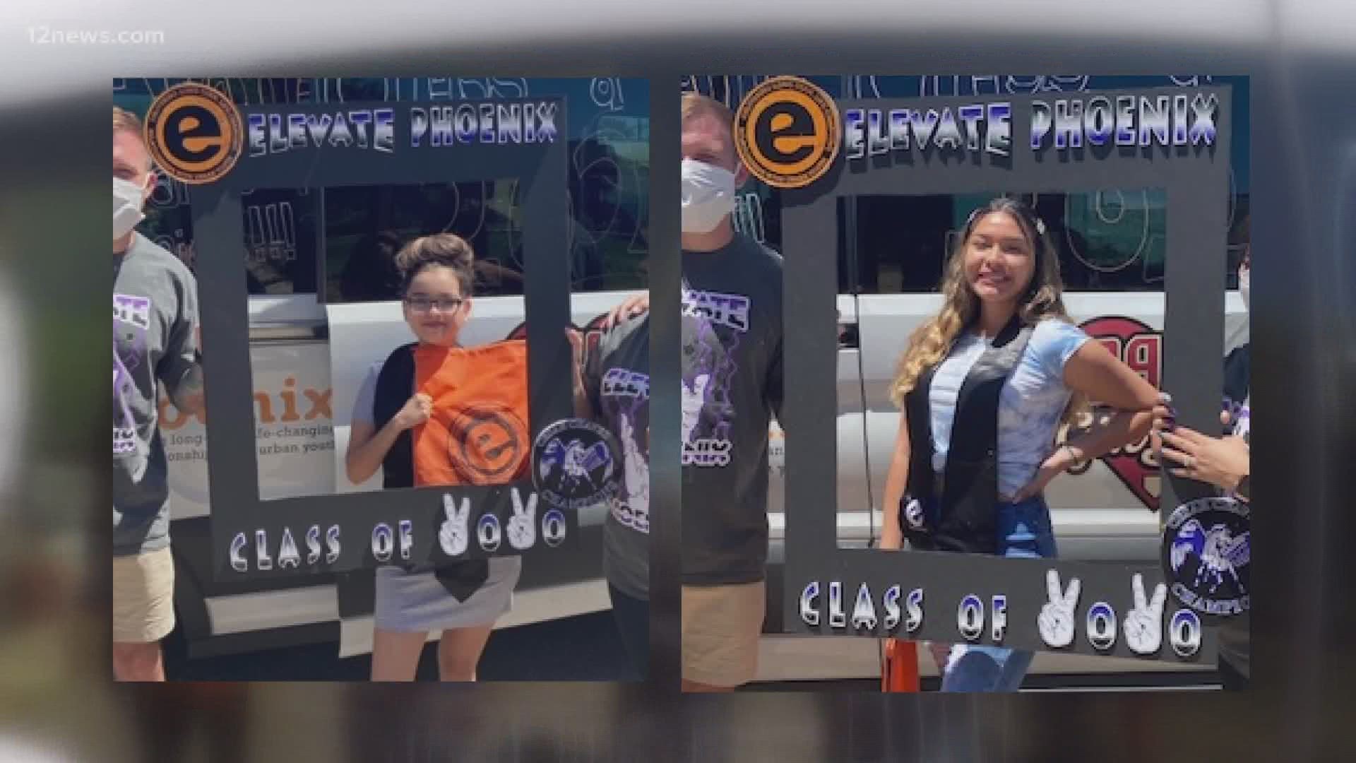A group of seniors from Cesar Chavez HS at risk of not graduating received their diplomas on Tuesday. And they go there with the help of the Elevate Phoenix Program.