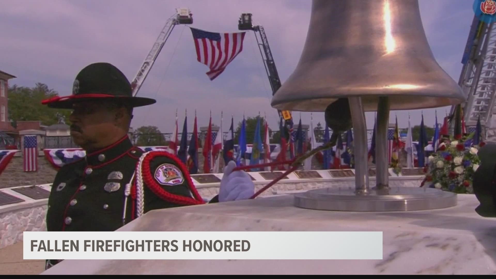 Firefighter families and communities came together in Maryland for the 40th Annual Fallen Firefighters Memorial.
