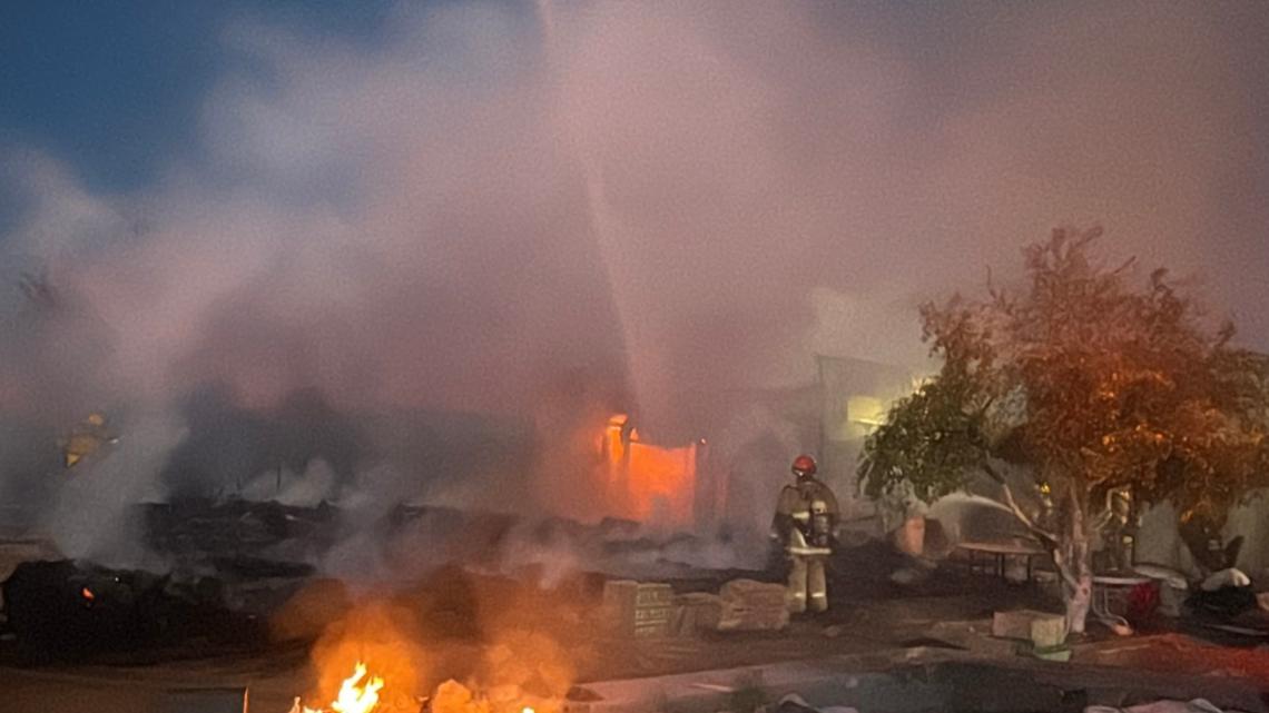 About 90 Valley firefighters helped contain blaze that affected 3 vacant buildings in Phoenix