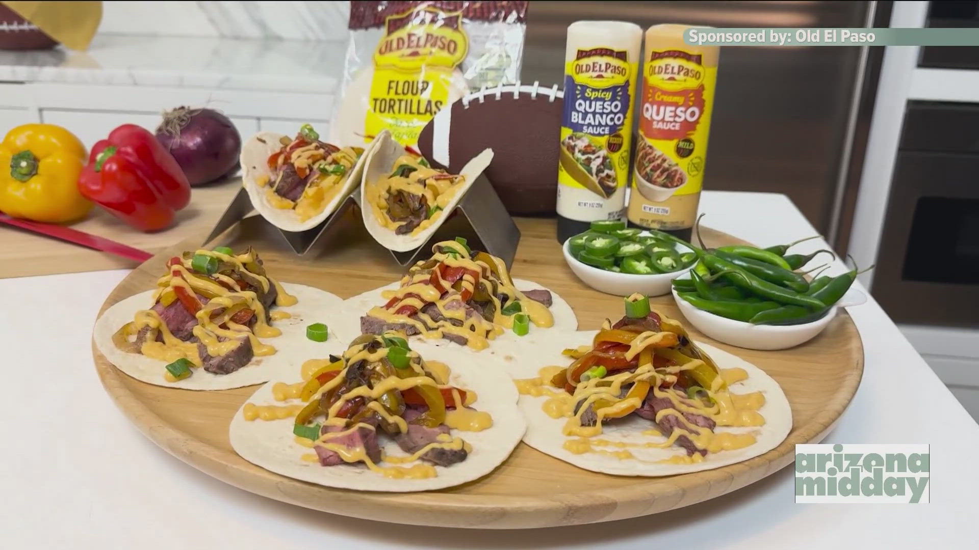 Elevate your game-day spread by taking fan-favorite football foods and turning them into taco masterpieces with Old El Paso.