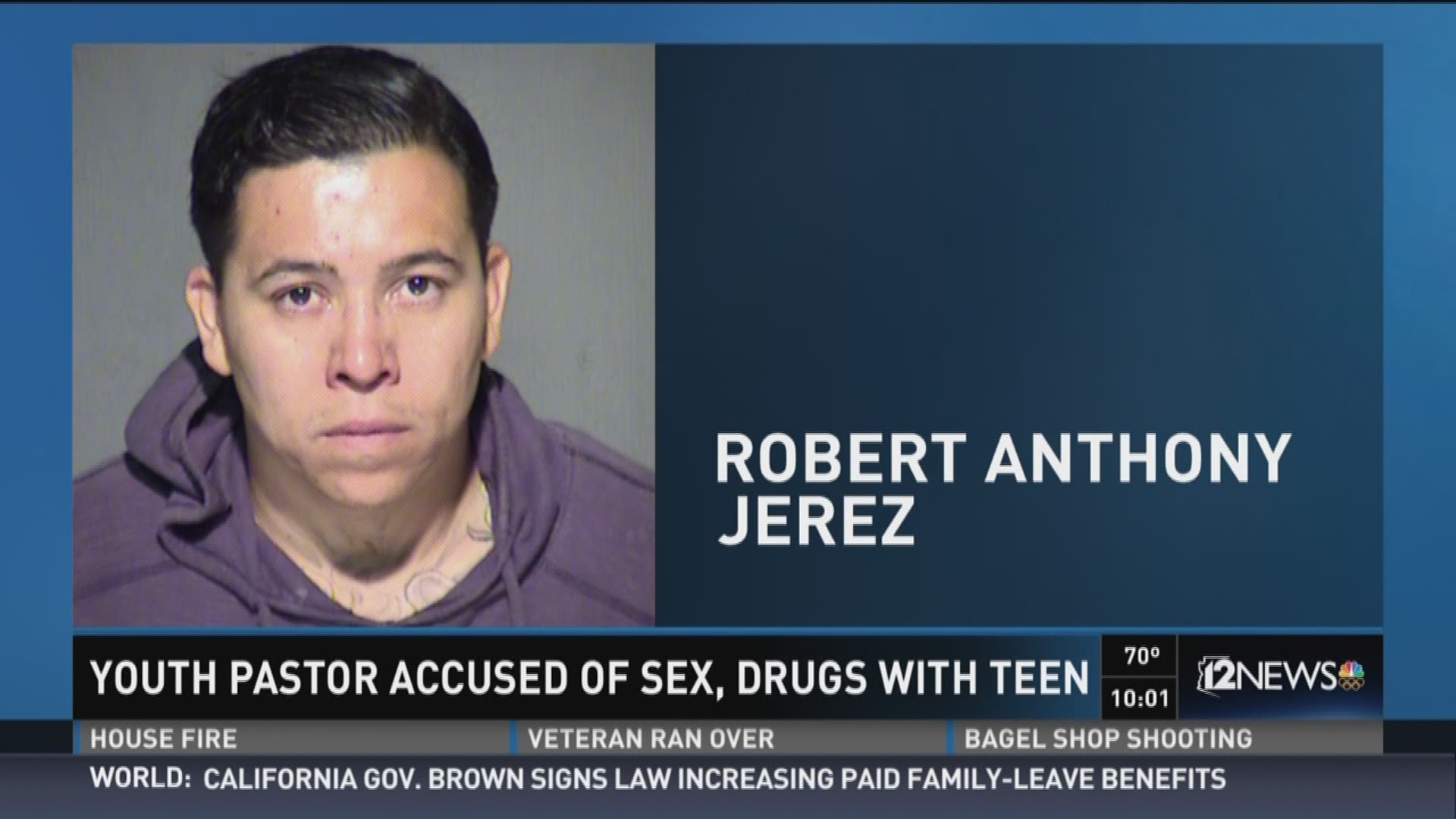 youth pastor accused of sex, drugs with teen.