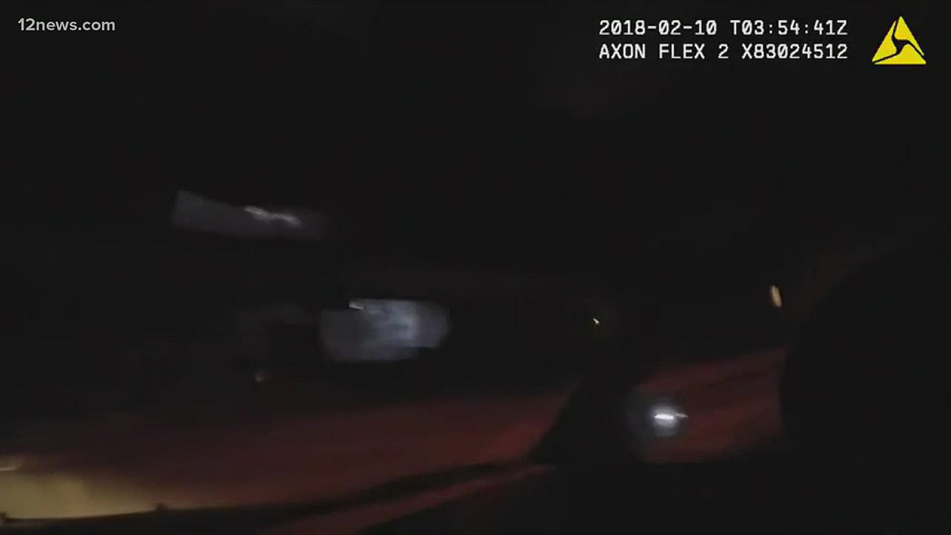 Flagstaff police have released body camera footage of an officer-involved shooting in which a man was killed last week. The footage shows a police officer repeatedly giving commands to the suspect before opening fire.