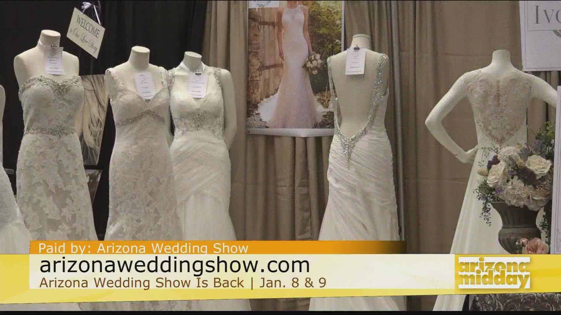 From dresses, to flowers, samples and more - Stephanie Gatzionis gives us a preview at what future brides and grooms will find at the Arizona Wedding Show.