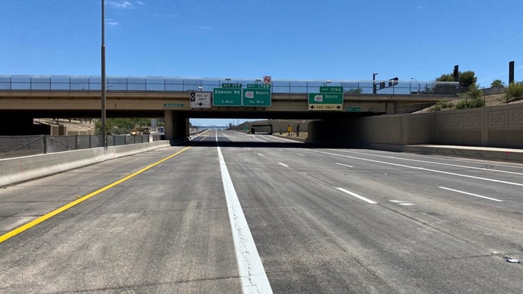 Eastbound US 60 reopens in Tempe after completed repair work