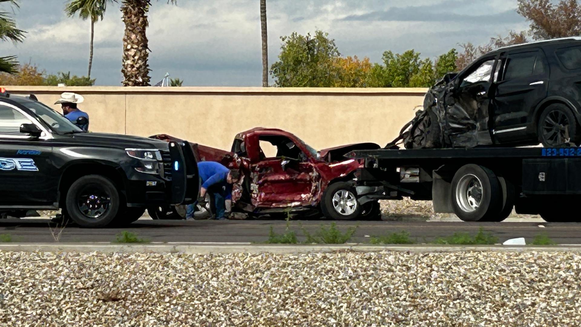 2 people taken to hospital after Avondale car crash | 12news.com
