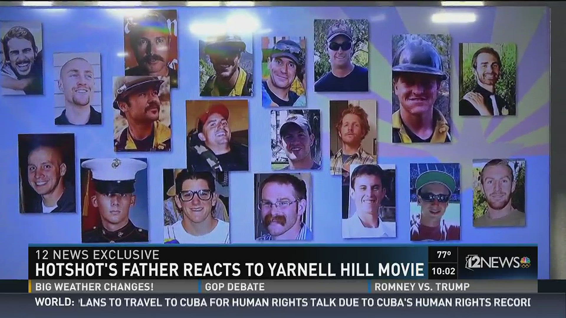 Hotshot's father reacts to Yarnell Hill movie.