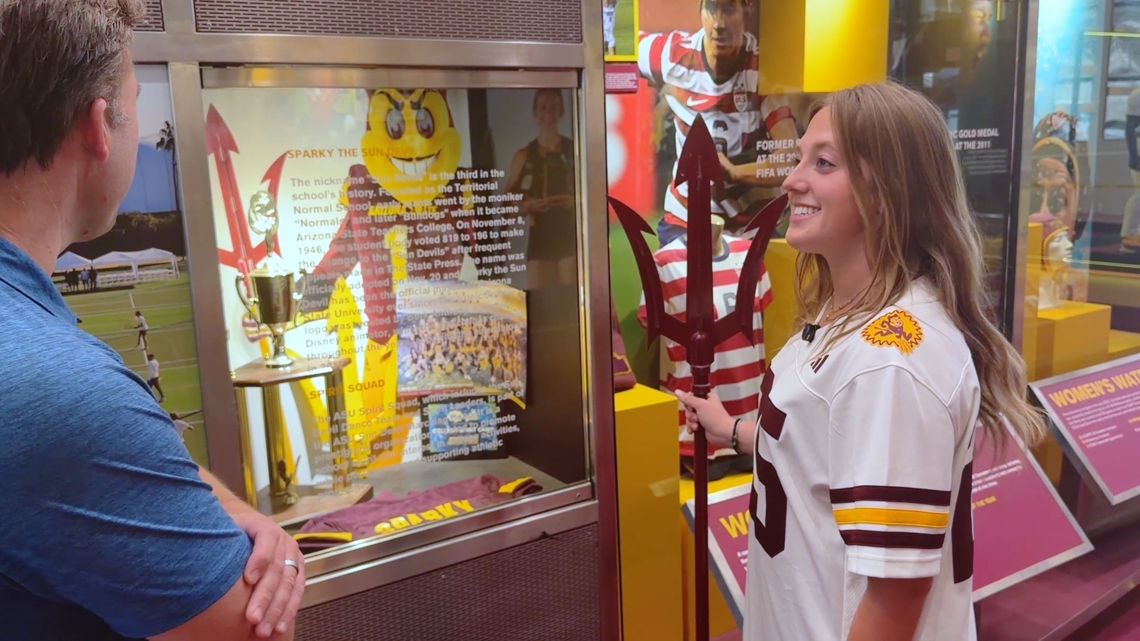 Sparky unmasked: Second female mascot in ASU history reveals she was in the costume