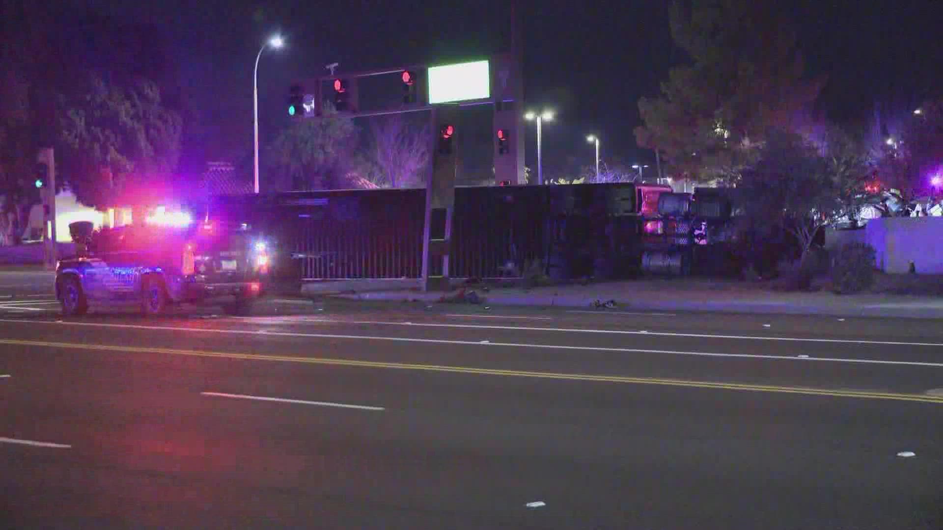An MCSO deputy has has non-life threatening injuries after a crash involving a semi near Baseline and Rural roads in Tempe.