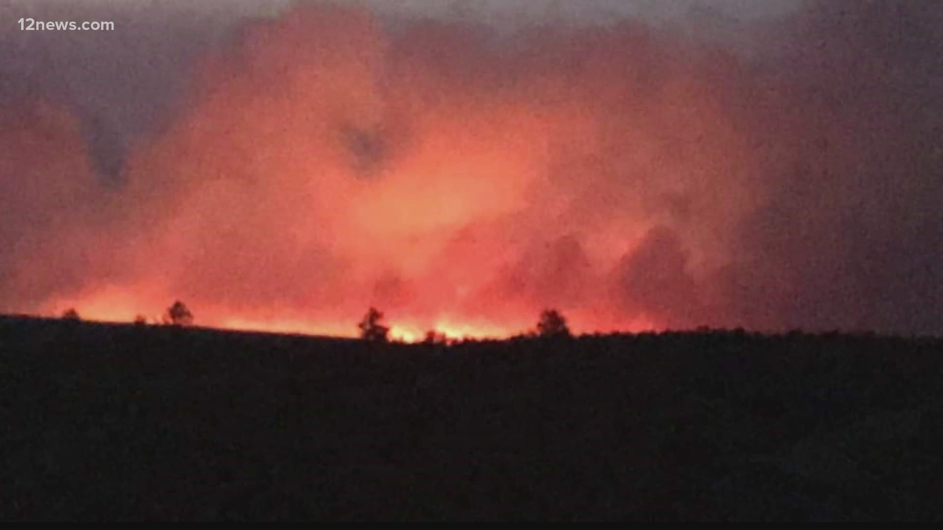 The Wyrick Fire is burning in Navajo County and has forced evacuations of ranchers and farmers living in Heber, Antelope Valley and Despain Ranch.