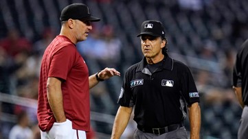 Arizona Diamondbacks pitcher ejected for alleged foreign substance