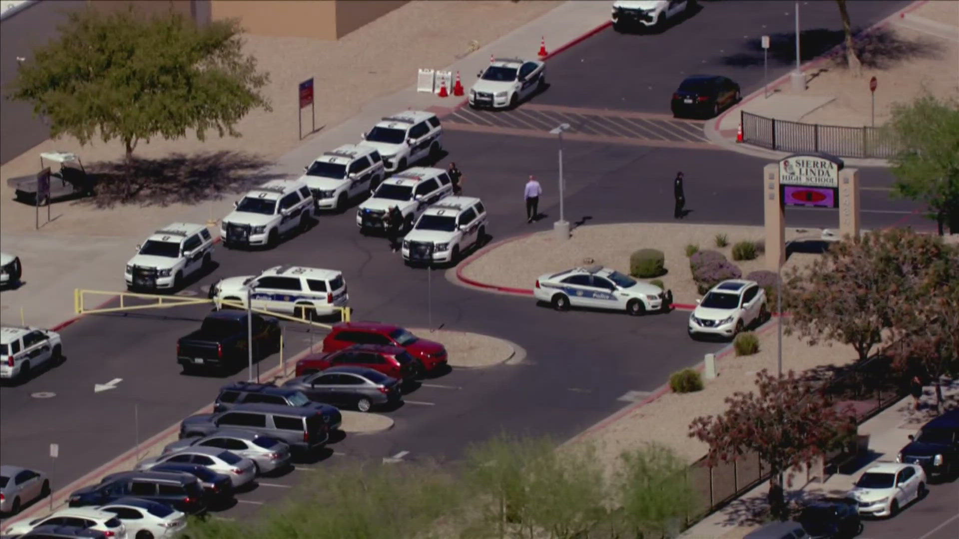 Sierra Linda High School in west Phoenix was put under lockdown due to a school threat.