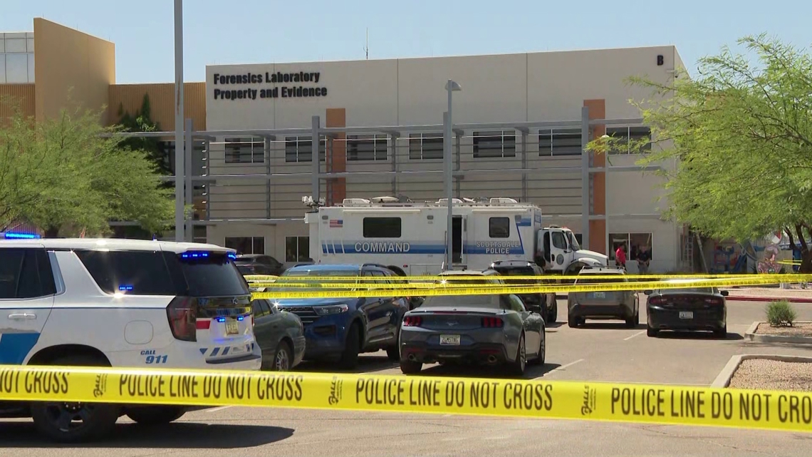 Woman shot by Scottsdale officer in police station lobby booked into jail, facing several charges