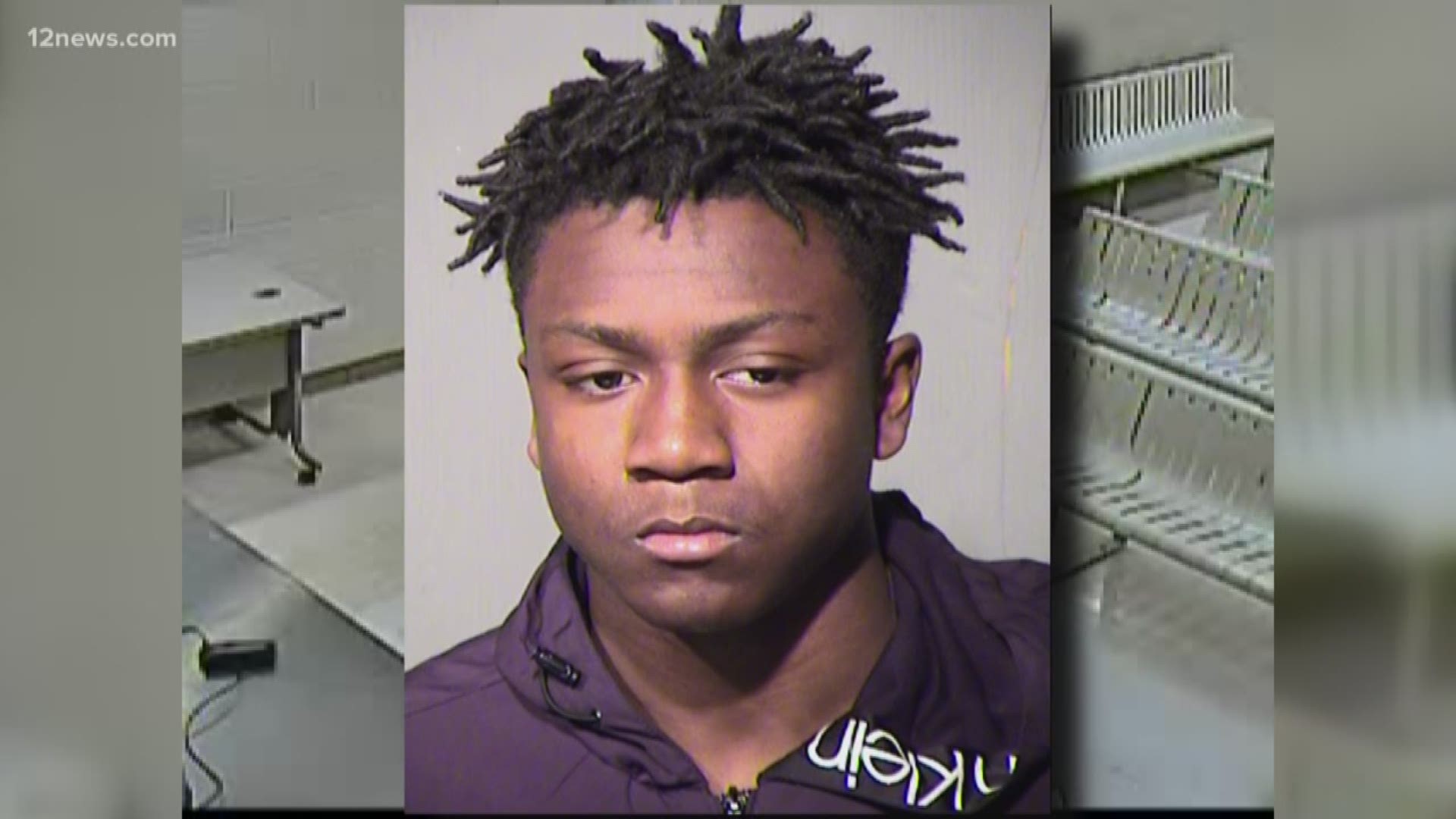 19-year-old Arthur Carter Douglas is facing 4th-degree felony charges after two young children say he showed them obscene pictures on his cell phone while they were in his care at an after-school program at Laveen Elementary.