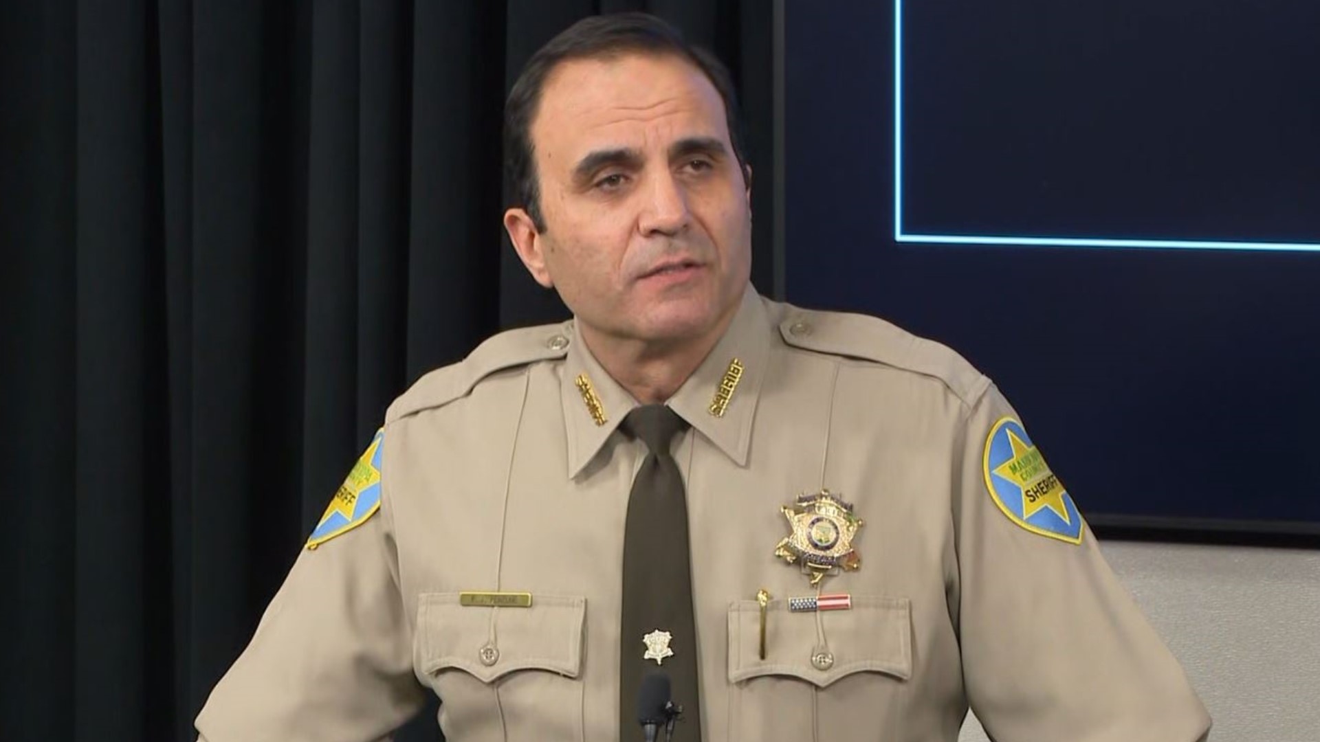 The Maricopa County Sheriff made the announcement during a news conference on Monday afternoon.